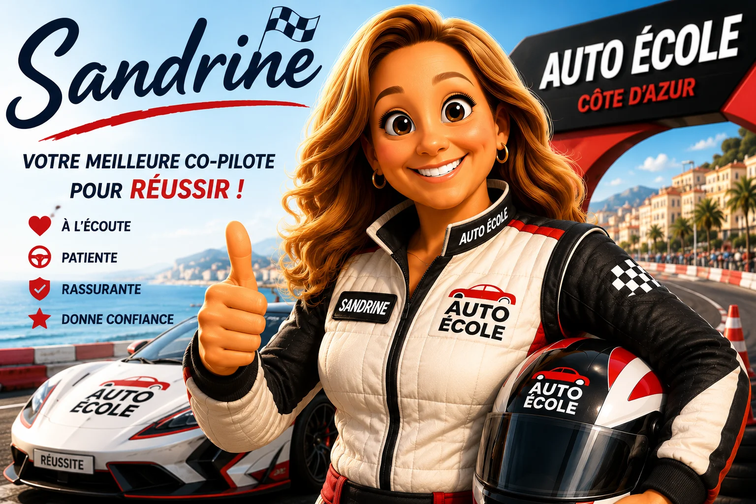 Sandrine — votre co-pilote vers la réussite